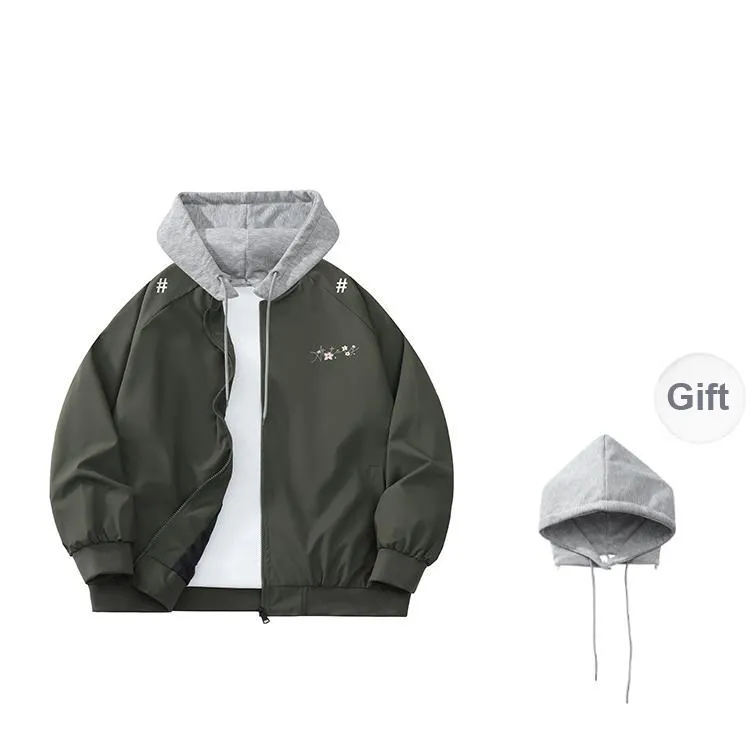 BRUMAIRE Jackets Coats Unisex Army Green Includes Gray Hats & Caps Detachable-1