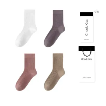 Cheekkiss Mid Calf Socks Women's Box 4 Pack