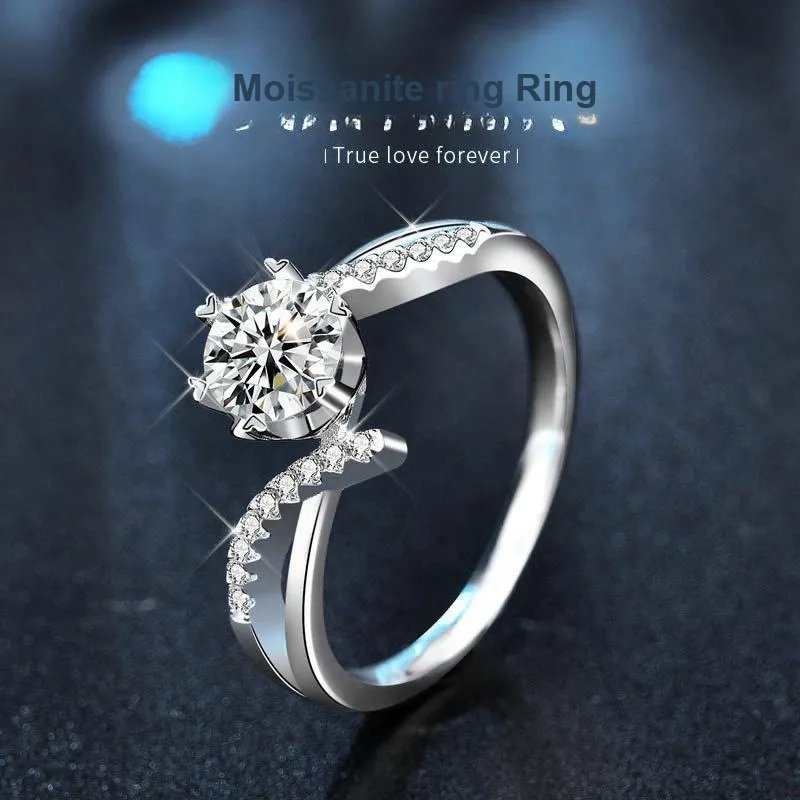 WUMZK 925 Sterling Silver Rings Unisex-1