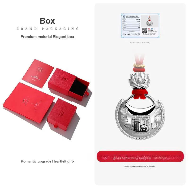 LAOYINJIANG 999 Fine Silver Necklaces Kids'-1
