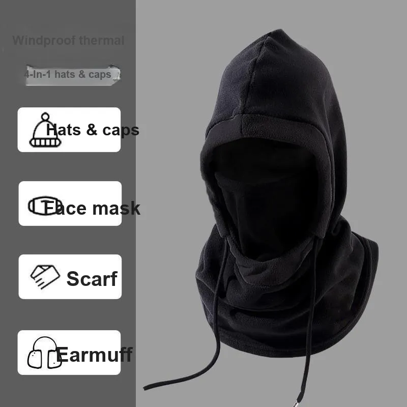JIEKAI Riding Equipment Pullover Face Masks Unisex Black Pink Ecru-1