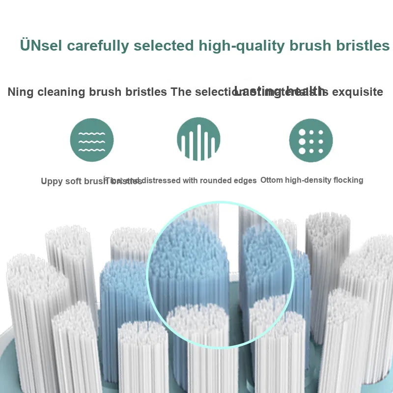 EIYEAH Compatible With Millet Mi Home Electric Toothbrush Heads Adults Unisex Hair Cleaning All Replacement Heads-19