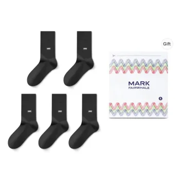 FAIRWHALE Knee High Socks Unisex Shopping Bag 5 Pack