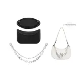 Pearl Double-Layer Pearl Chain 35cm+German Velvet Black Liner