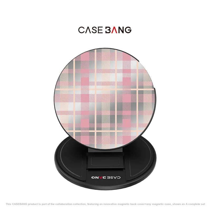 CASEBANG Plaid Collection Detachable Magnetic Phone Stand Compatibility With All Collection Cell Phones Magnetic-8
