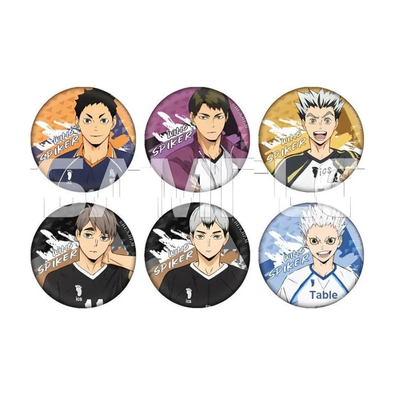 Xhdm Kotaro Bokuto Main Attacker Collection Zecai Earthy Niu Island Yu Li Badges-6