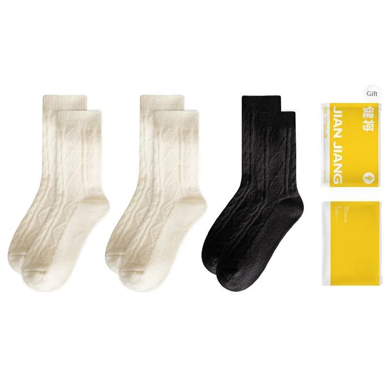 Master Mid Calf Socks Women's Shopping Bag 5 Pack-0
