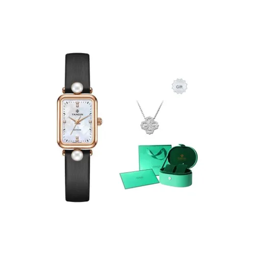 TANGIN Small Pearl Collection Кварцевый механизм Женские часы 26 мм Жемчужная раковина Циферблат