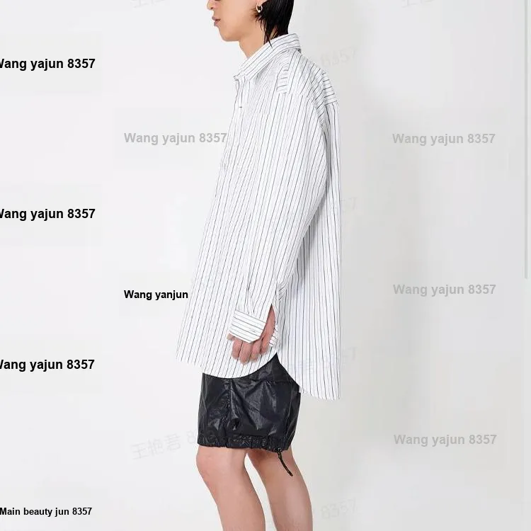 OUR LEGACY Striped Long Sleeved Buttoned Shirt-3