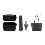[Classic Black]Stress Relief Shoulder Strap Pad+Zip 30 Liner++(Brown Rabbit) Pendant