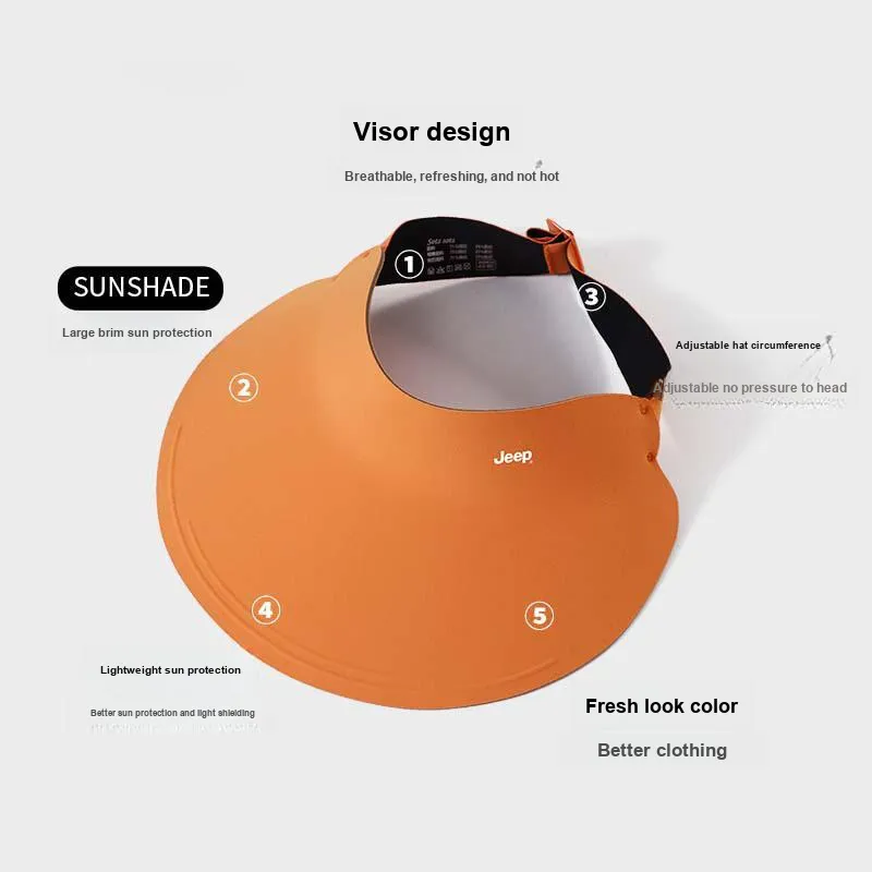 Jeep Polyamide Sun Protection Hats Unisex-10