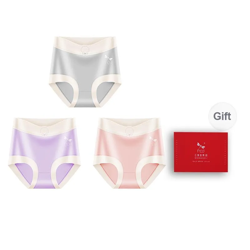 RED DRAGONFLY Cotton Panties Women's Gift Box Combination-16