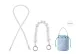 [Clothing Sets]Pearl Crossbody 90cm+Pearl Decorative Chain