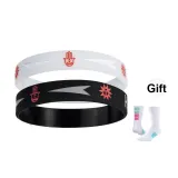 Light-Sensing White+Black (2 Pack) with Free Basketball Socks