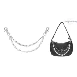 Double-Layer Decorative Chain Irregular Pearl 35cm