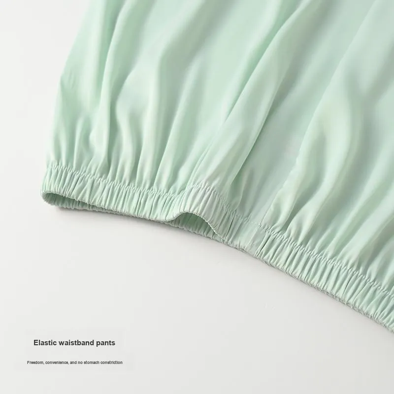 MADALLO Pajama Set Women's Aqua Green-4