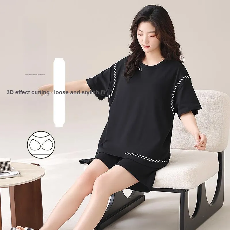 Pretty lady Women's Pajama Sets-3
