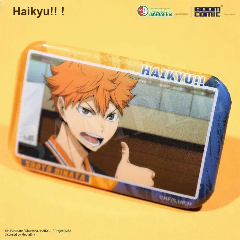 BOOM COMIC Shoyo Hinata, Ryunosuke Tanaka, Tobio Kageyama Haikyuu!! S3 Keyframes Badges-1
