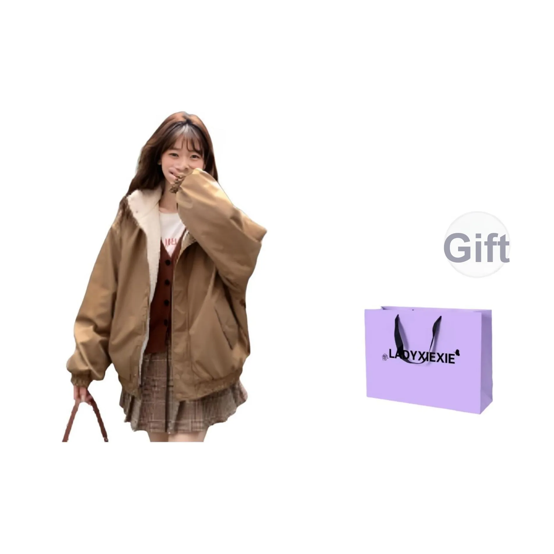 LADYXIEXIE Пуховик женский