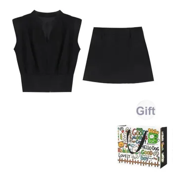 Dippanis Two Piece Skirt Sets Women's