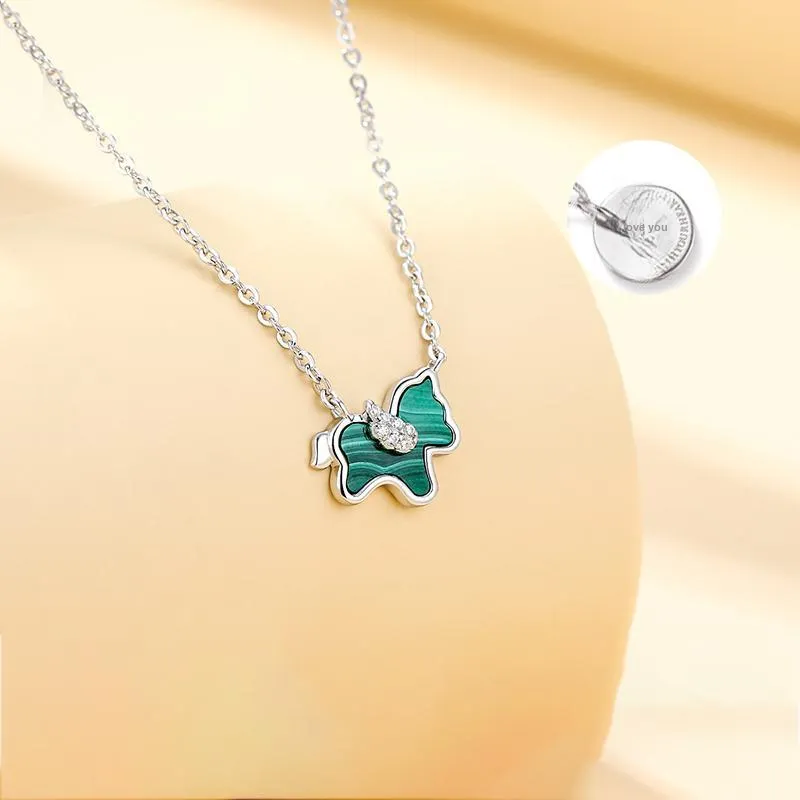 CHIEMOT S925 Silver Collarbone Chain Women's-4