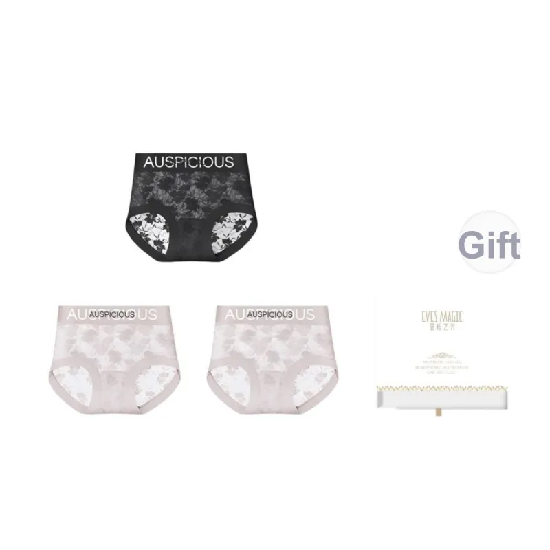 XIA.WA.ZHI.XIU Underpants Women's 3 Pack Gift Box Set-34
