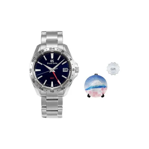 GRAND SEIKO Heritage Collection Кварцевый механизм нержавеющая сталь ремешок мужские часы синий циферблат