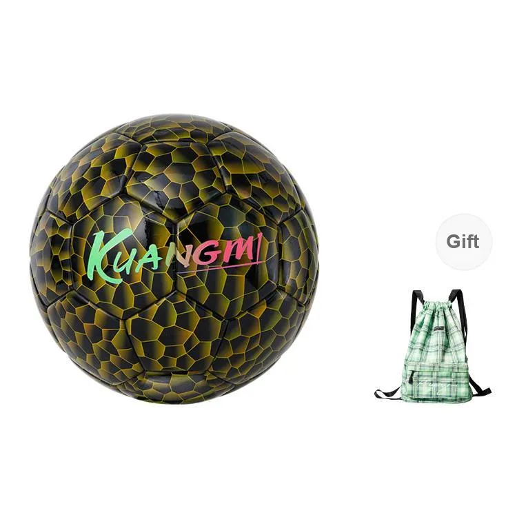 Kuangmi Size 5 Soccer PU Seamless Thermal bonding Unisex-37