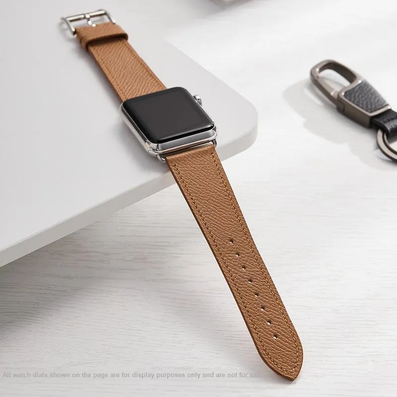 IStrap Apple Compatibility Watch Band Genuine Leather Material-11