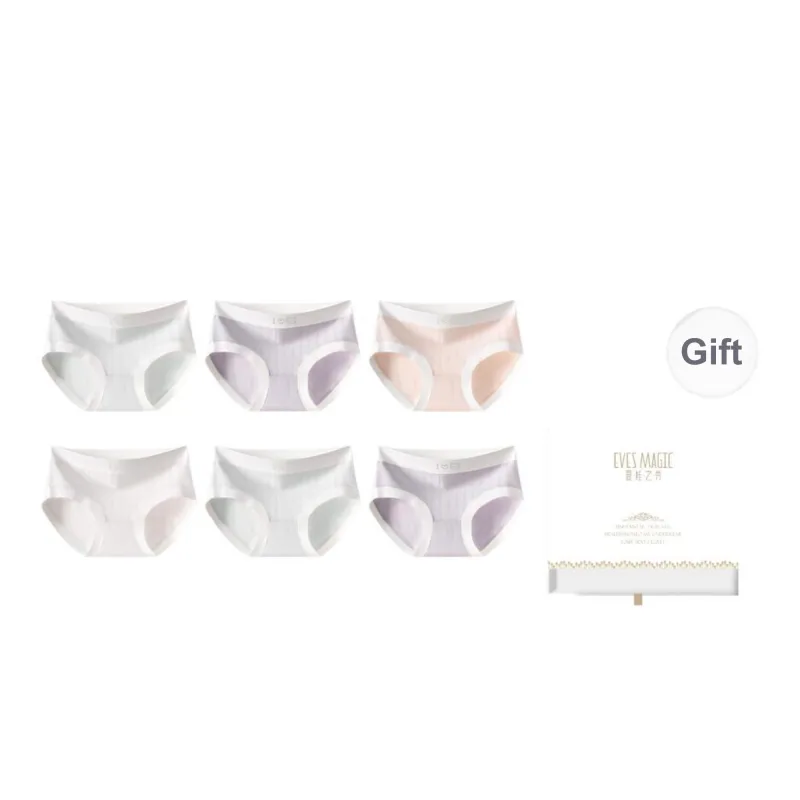 XIA.WA.ZHI.XIU Underpants Women's Box 6 Pack-6