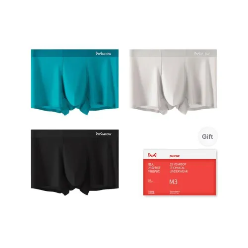 MIIOW Cool One Summer Series Underpants Men's Shopping Bag 3 Pack