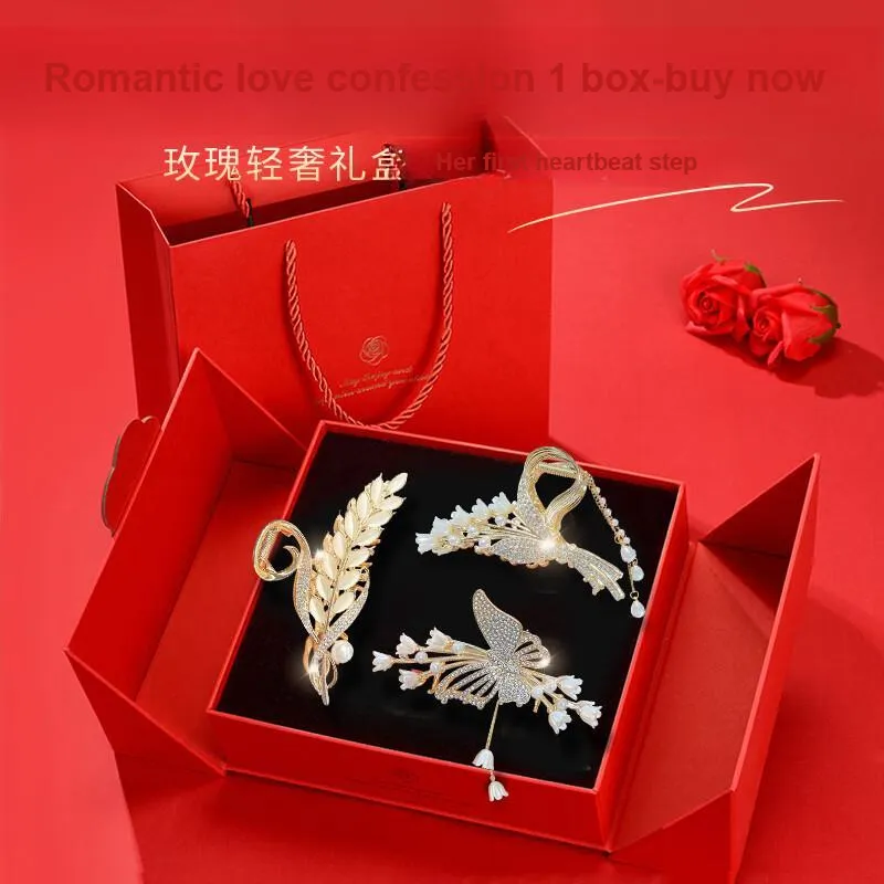 Enchanting Cat Alloy Hair Clips Women's-18