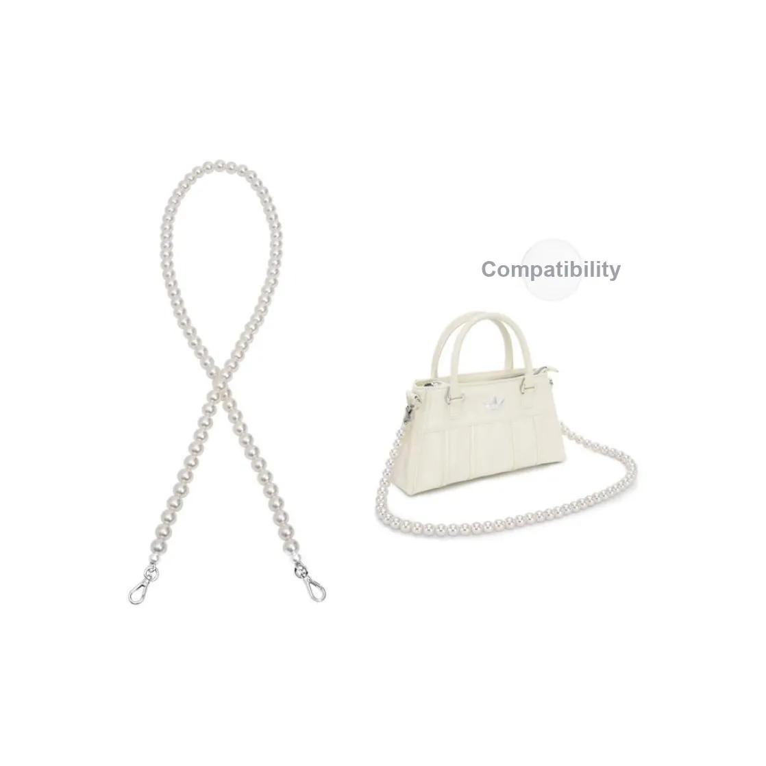 GUYI Alloy Iron Bag Accessory Women's White