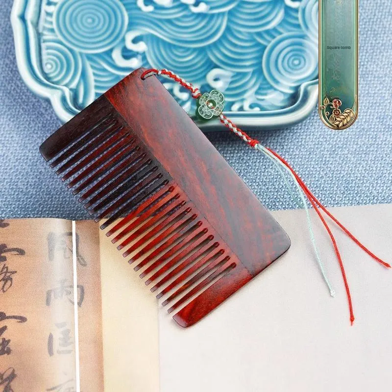 DALONG Rosewood Square Wooden Comb Women's-1