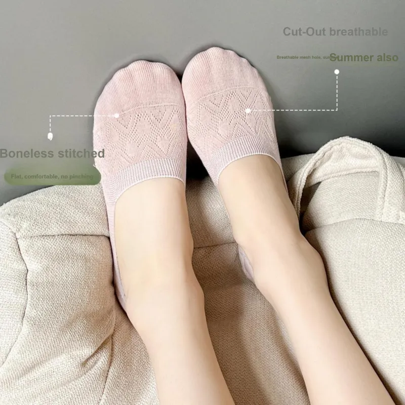 XXLLG No Show Socks Women's 4 Pack-7