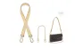 [Color-Changing One Shoulder]1.8cm Non-Adjustable Strap+Decorative Chain