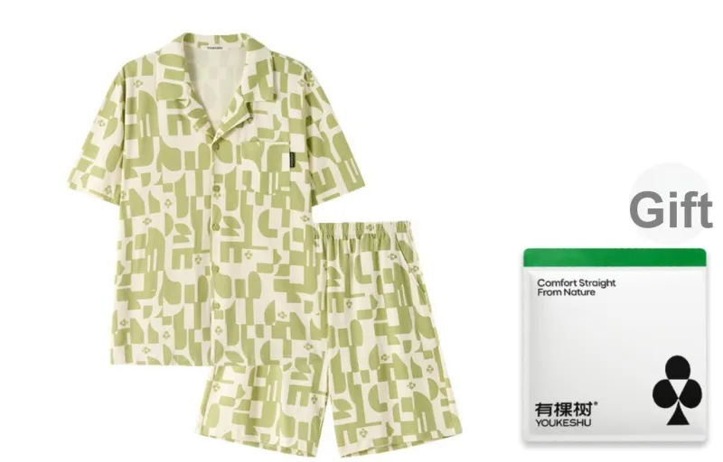 YOUKESHU Pajama Set Men's Shopping Bag-12