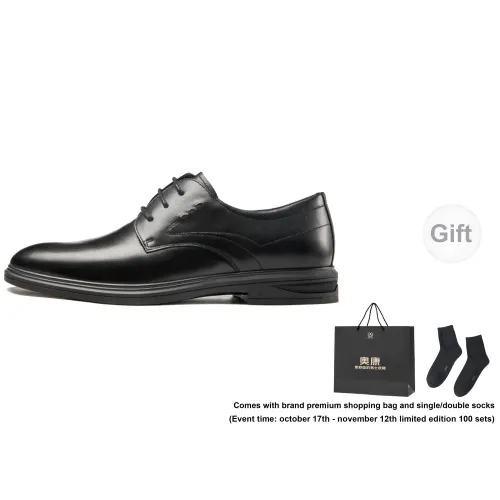 AOKANG Dress Shoes Men Low-Top