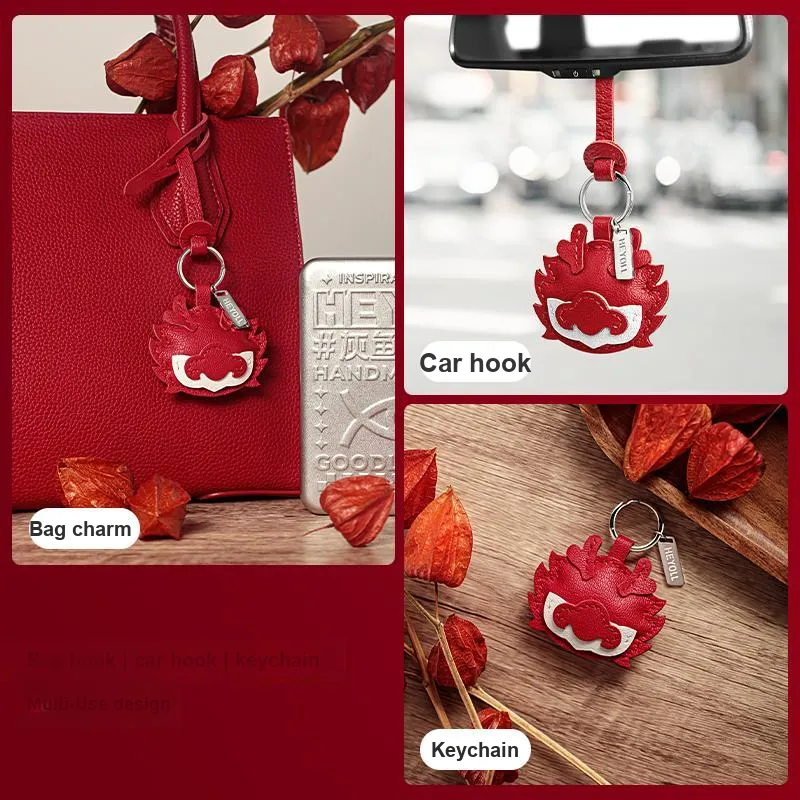 HUIYU Sheepskin Pendants Unisex-4