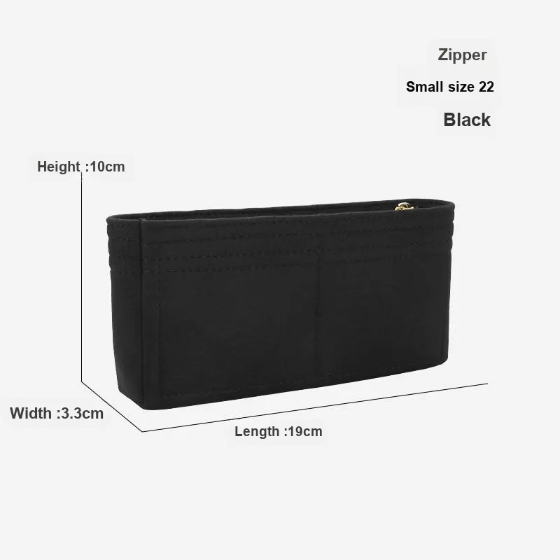 Lan Bao Fan Felt Mini, Storage Bag Insert, Medium Bag, Bag Strap Unisex Multicolor-17