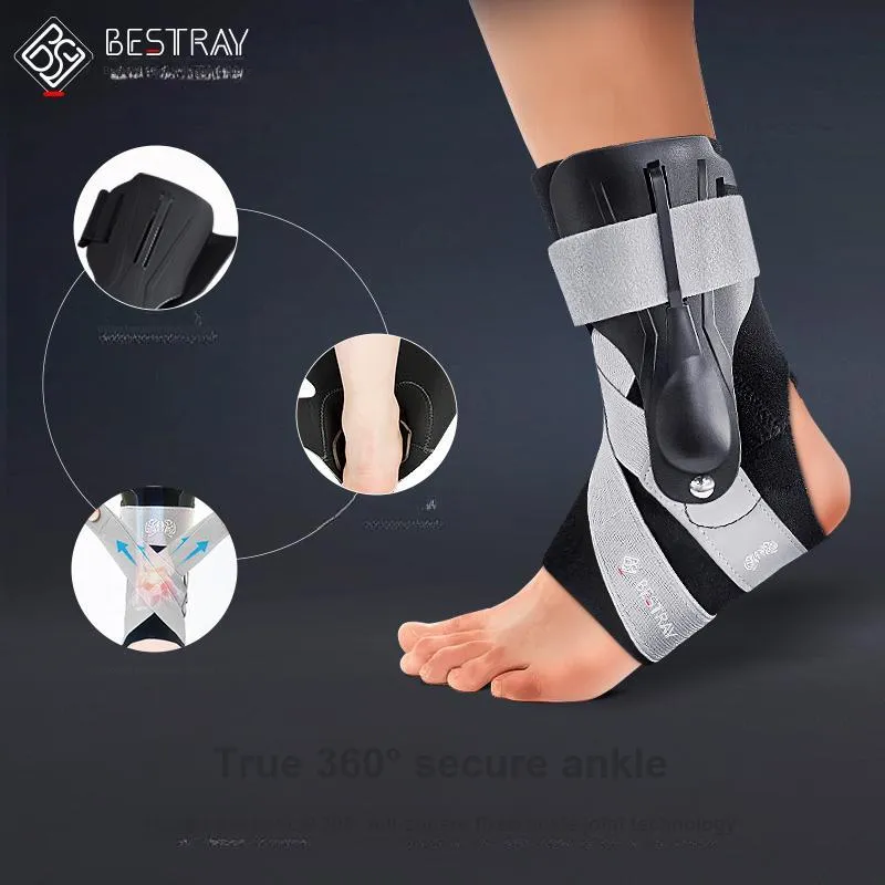 BESTRAY Ankle Braces Soccer Basketball Running Cycling Unisex Neoprene Polyester-13