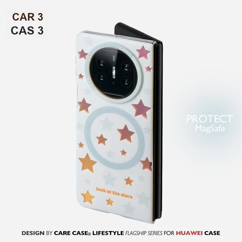 CARECASE TPU Material Creative Print Collection Magnetic Phone Case Compatibility With Huawei Mate X5-7