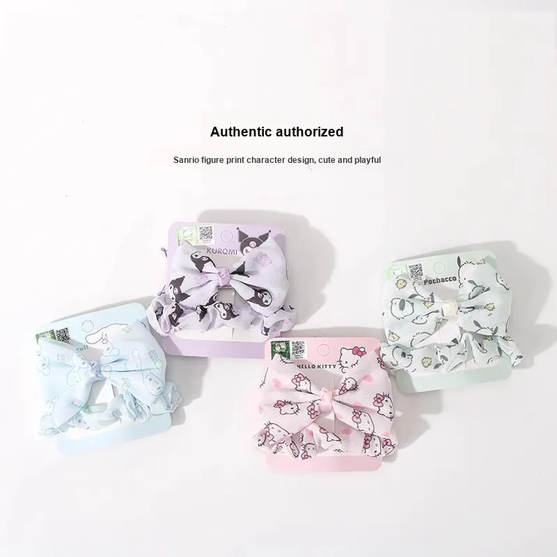 Sanrio Katy Cat Cinnamoroll Polyester Rubber Band Hair Tie Women's-2