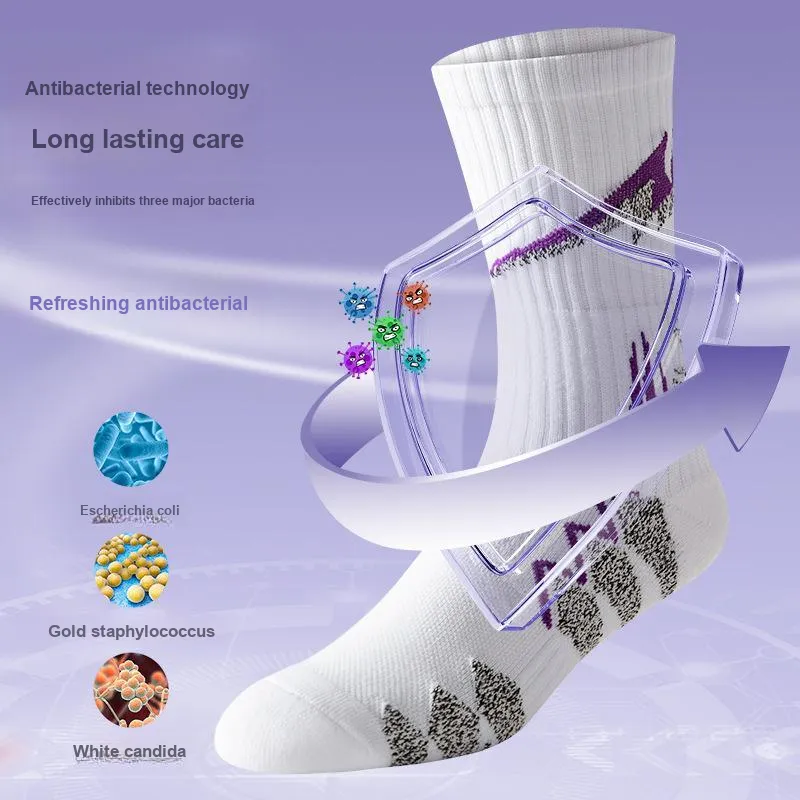 Gentle Welcome Basketball Socks Unisex Combo Set-2