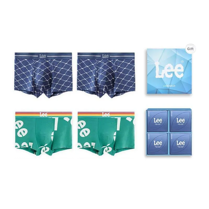 Lee Prism Color Two Underwear Gift Box Men's 4 Pack-25