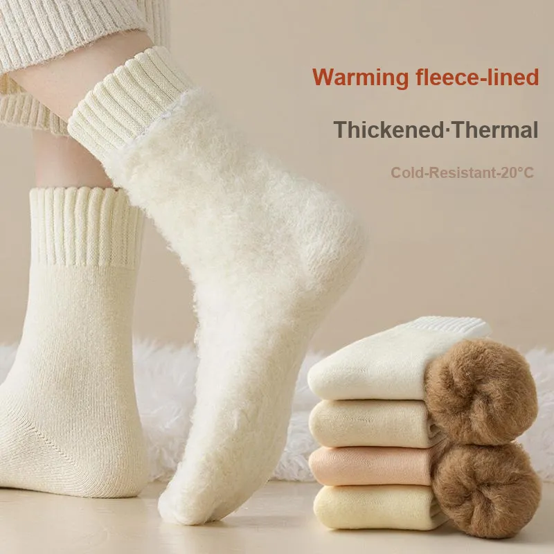MADALLO Mid Calf Socks Women's 5 Pack-20
