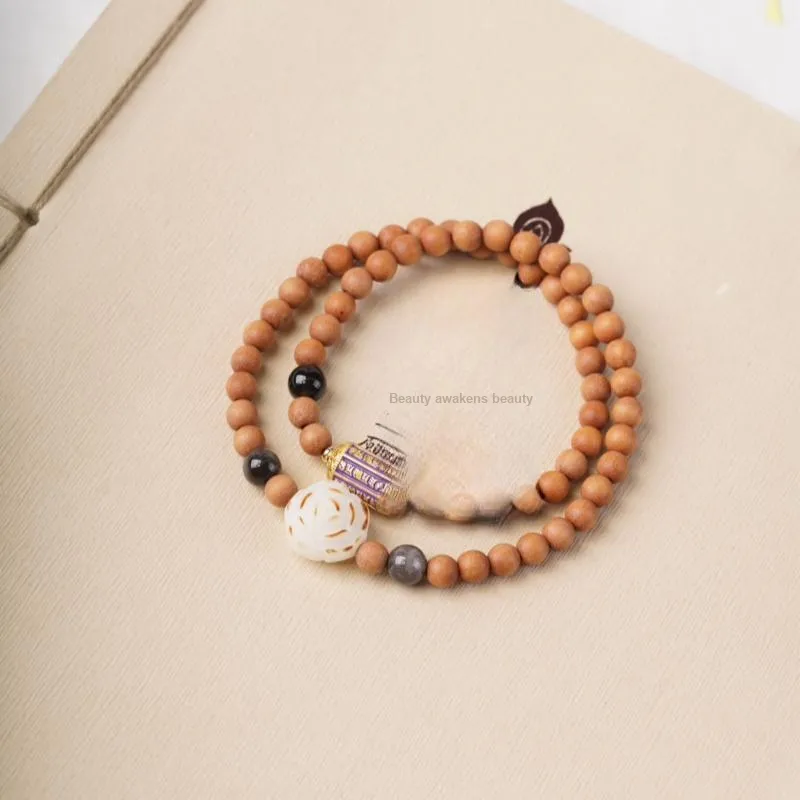 XIAOFENGCHAI Barbie Sandalwood Bracelets Unisex-1