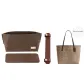 [Three-Piece Set Tan]Open Top Liner+Bottom Pad+Shoulder Pads