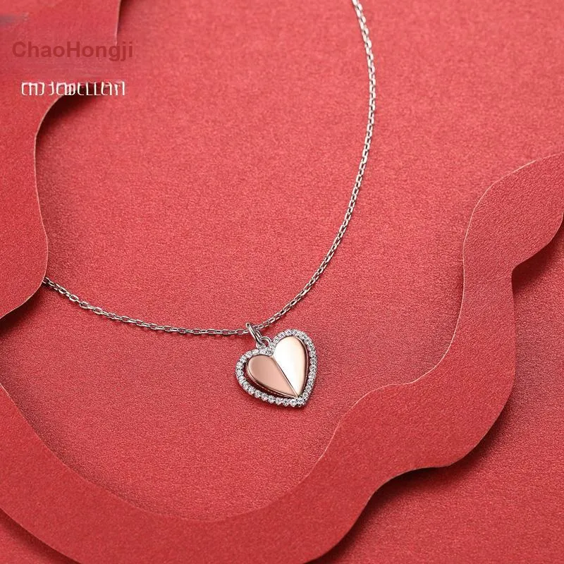 CHAOHONGJI S925 Silver Necklaces Women's-2