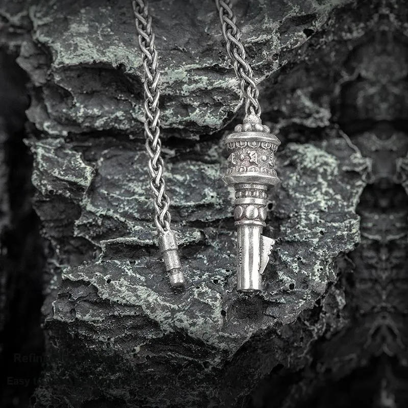 VEODO 925 Sterling Silver Necklaces Men's-2
